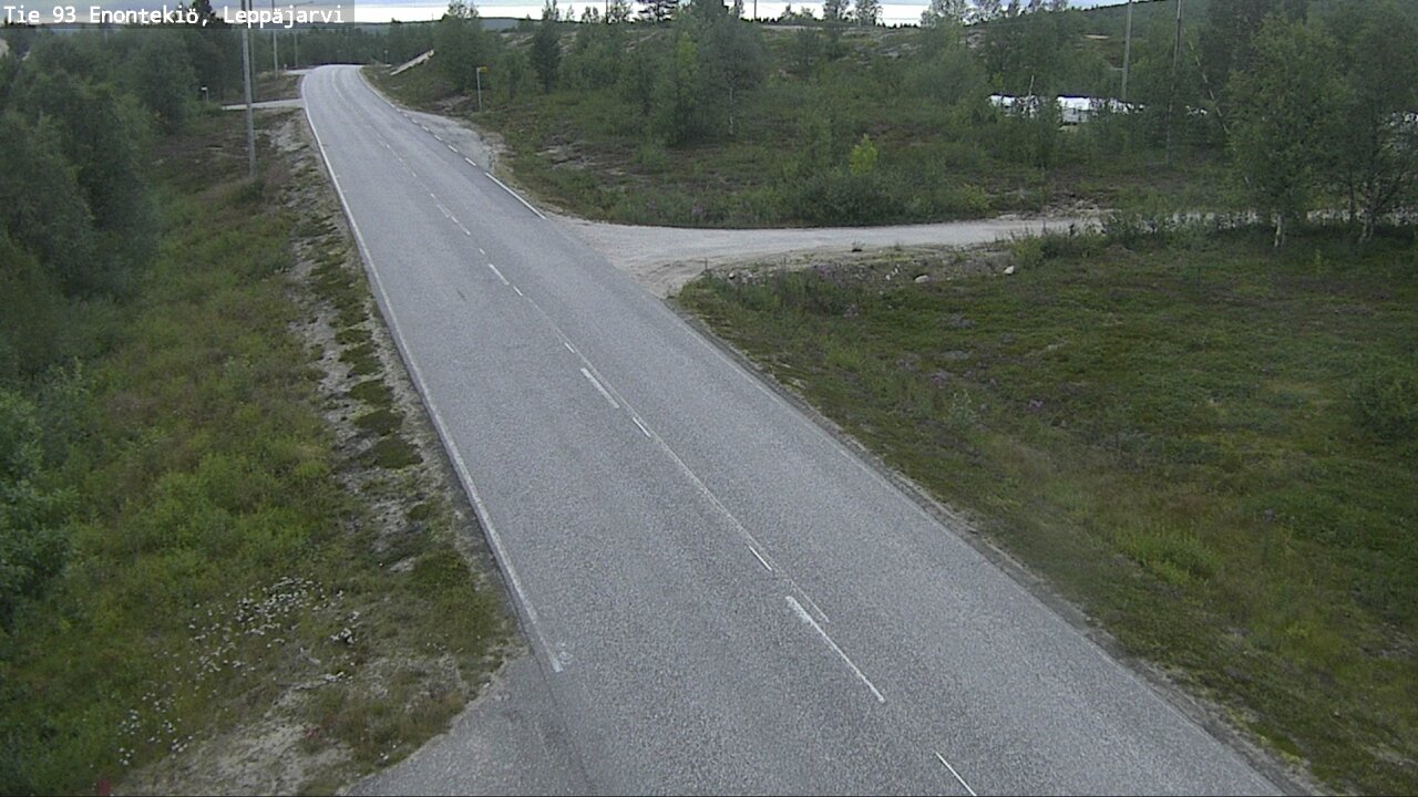 Weather Camera Image Road 93 Enontekiö, Leppäjärvi, Enontekiö, Lappi