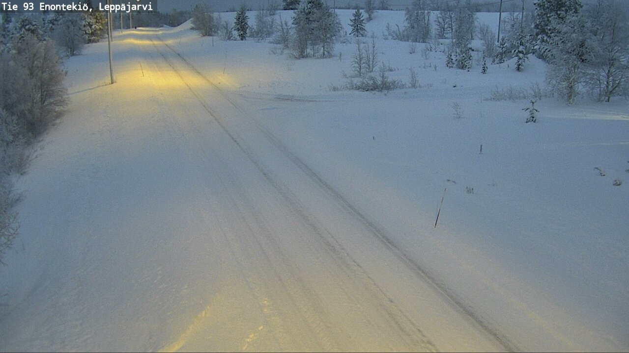 Kelikamerat Kuva Tie 93 Enontekiö, Leppäjärvi, Enontekiö, Lappi