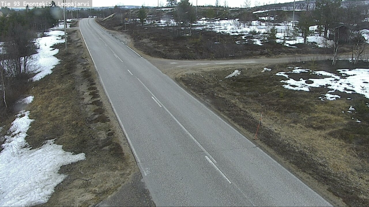 Weather Camera Image Road 93 Enontekiö, Leppäjärvi, Enontekiö, Lappi