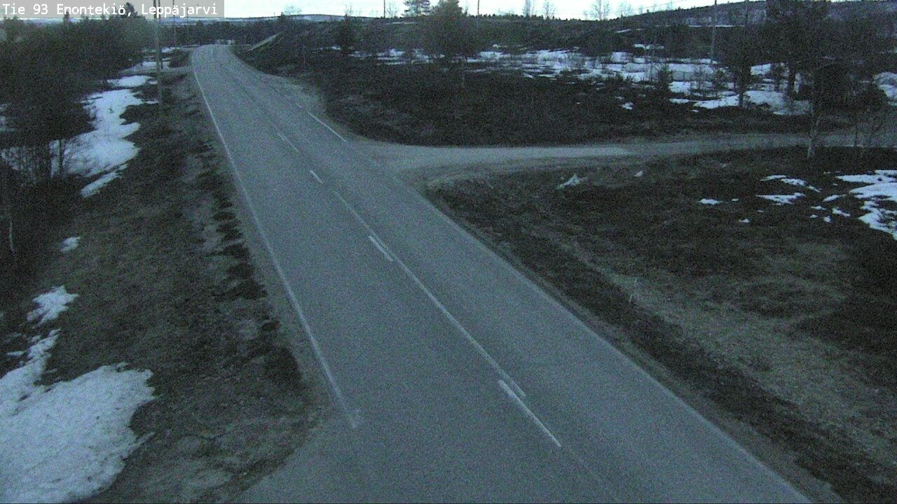 Weather Camera Image Road 93 Enontekiö, Leppäjärvi, Enontekiö, Lappi