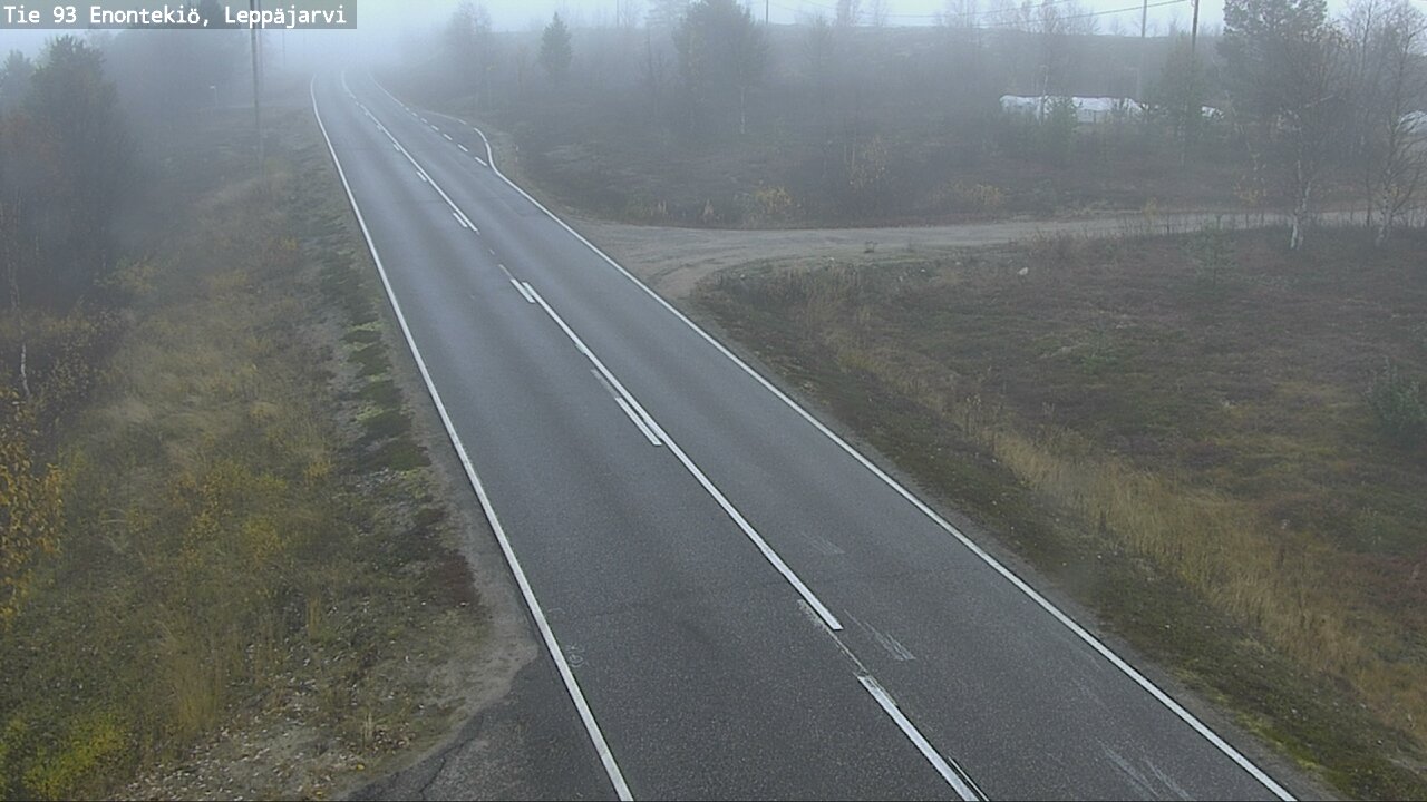 Weather Camera Image Road 93 Enontekiö, Leppäjärvi, Enontekiö, Lappi