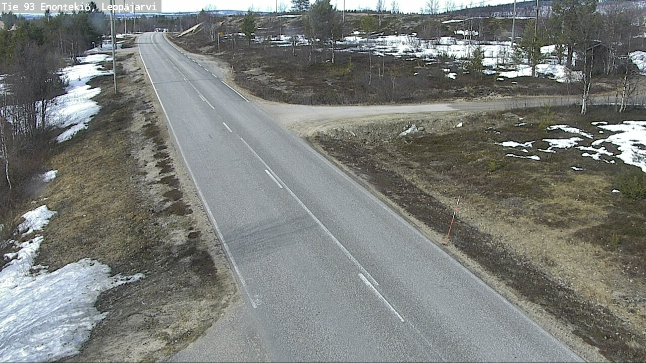 Weather Camera Image Road 93 Enontekiö, Leppäjärvi, Enontekiö, Lappi
