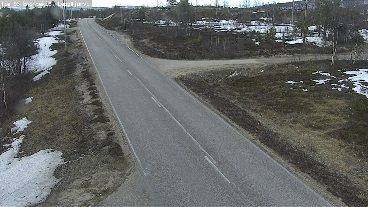 Weather Camera Image Road 93 Enontekiö, Leppäjärvi, Enontekiö, Lappi