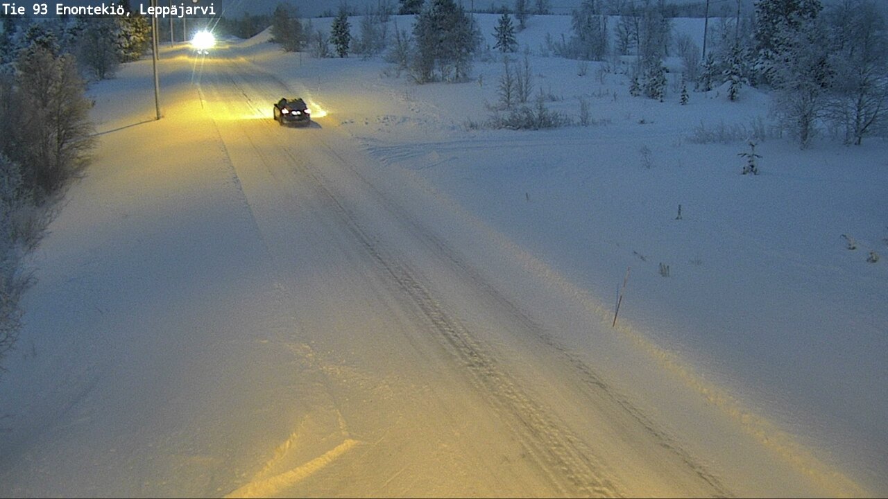 Kelikamerat Kuva Tie 93 Enontekiö, Leppäjärvi, Enontekiö, Lappi