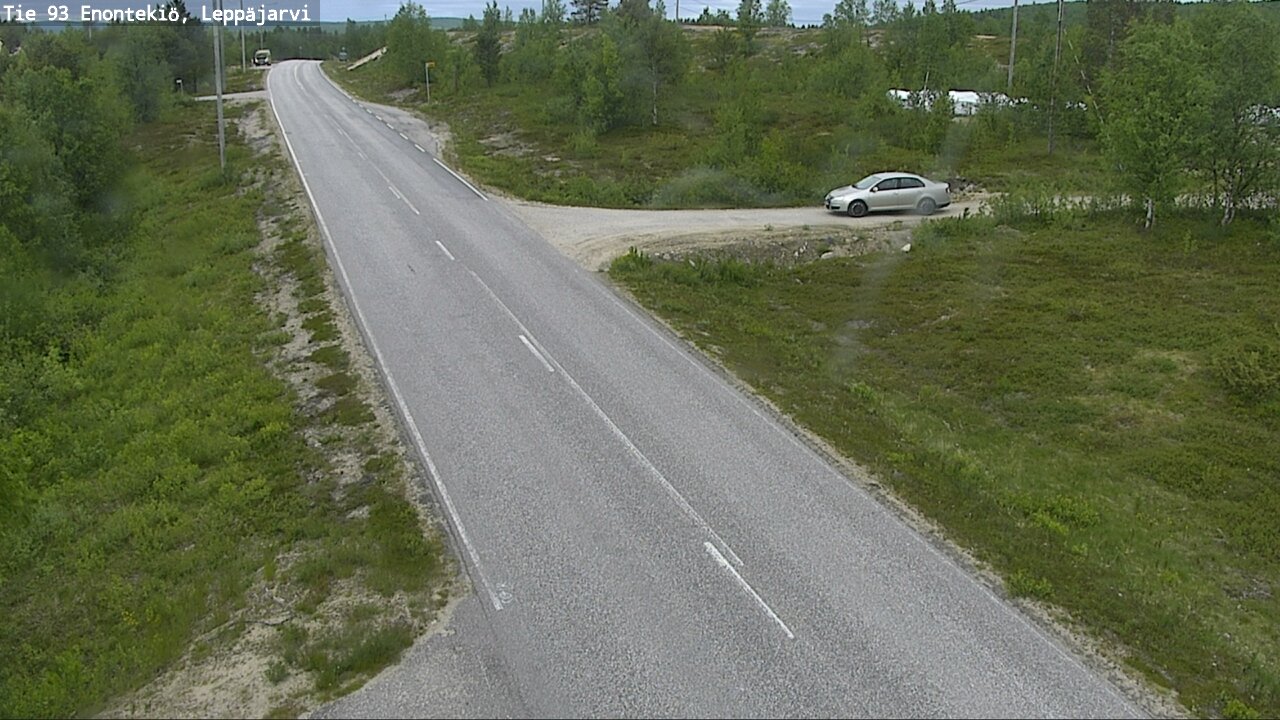 Weather Camera Image Väg 93 Enontekis, Leppäjärvi, Enontekiö, Lappi