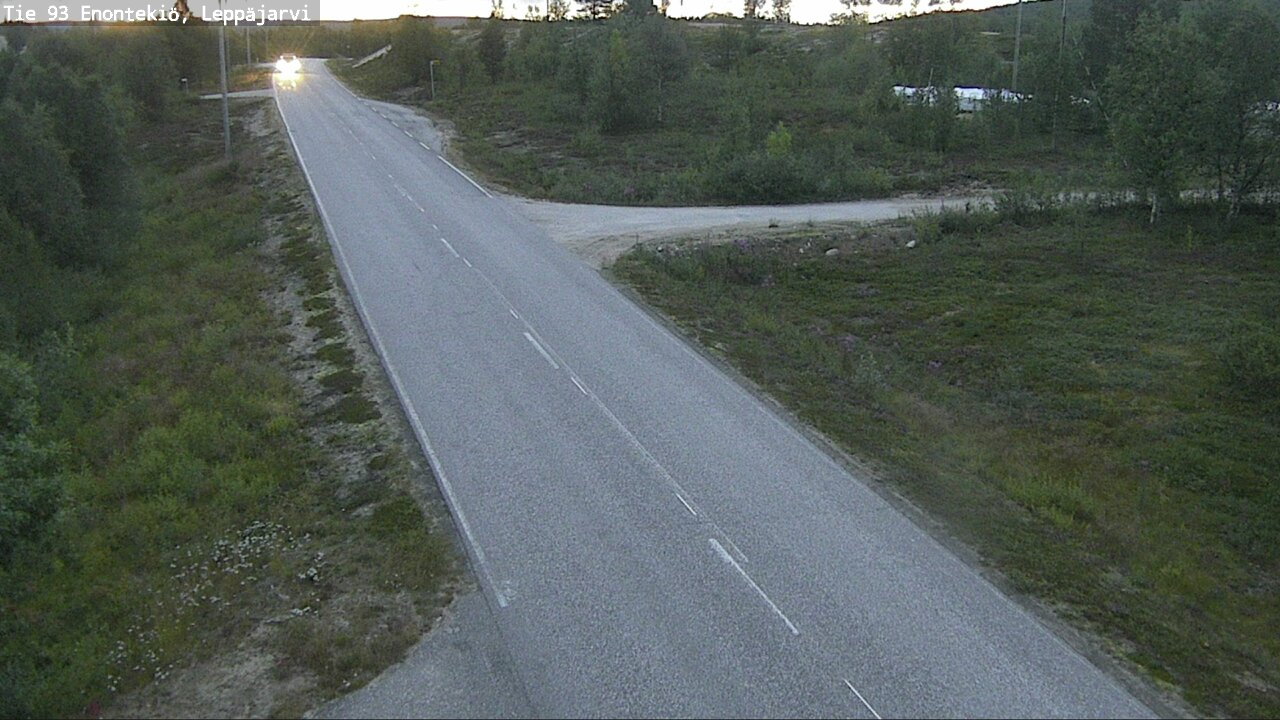 Weather Camera Image Road 93 Enontekiö, Leppäjärvi, Enontekiö, Lappi