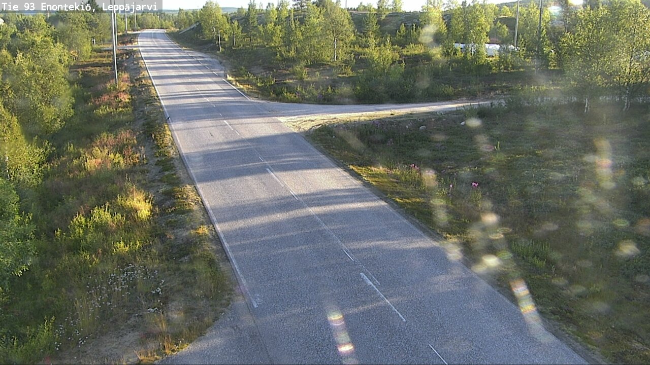 Weather Camera Image Road 93 Enontekiö, Leppäjärvi, Enontekiö, Lappi
