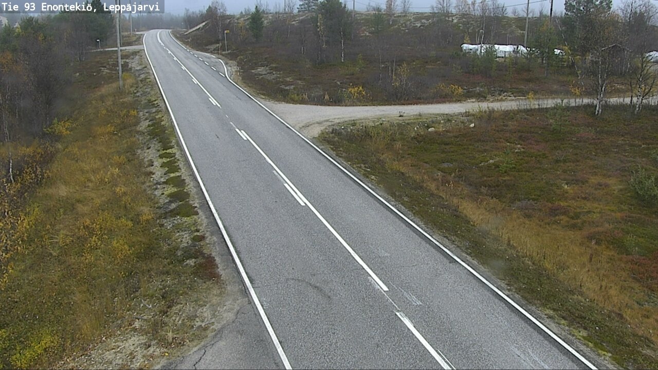 Weather Camera Image Road 93 Enontekiö, Leppäjärvi, Enontekiö, Lappi