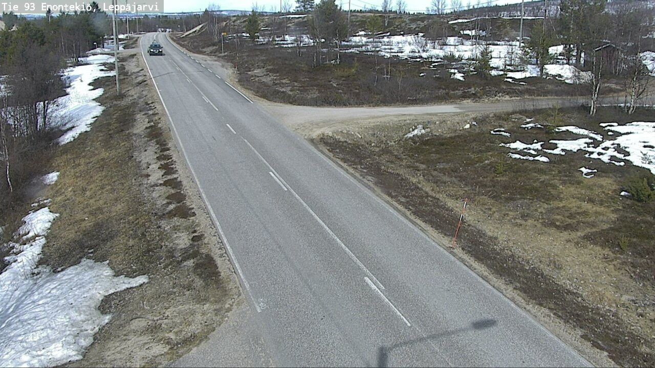 Weather Camera Image Road 93 Enontekiö, Leppäjärvi, Enontekiö, Lappi