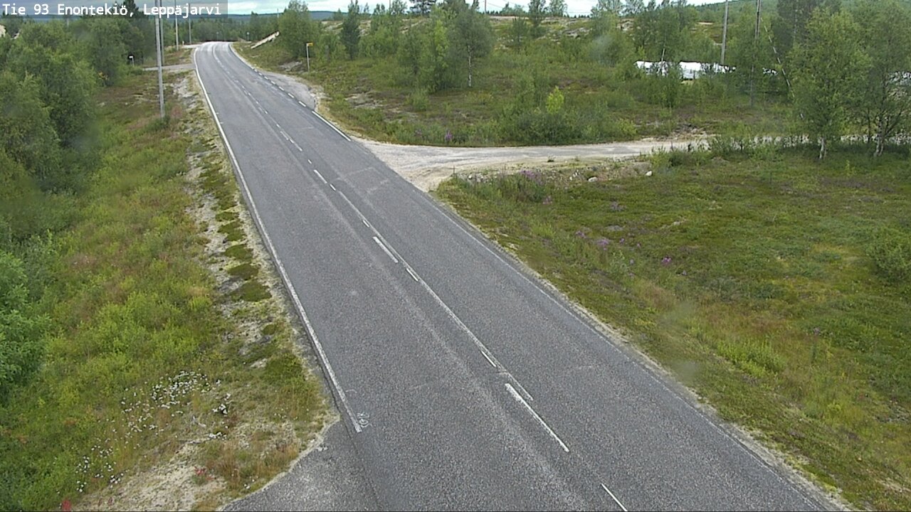 Weather Camera Image Road 93 Enontekiö, Leppäjärvi, Enontekiö, Lappi