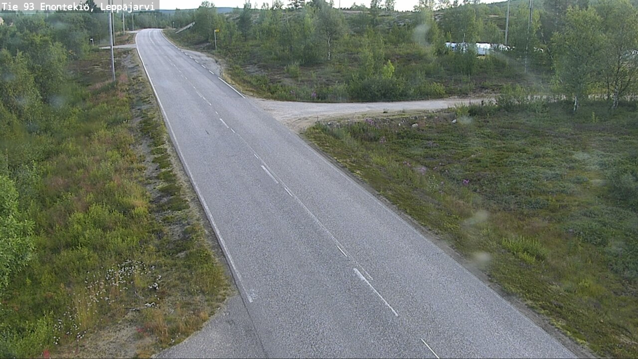 Weather Camera Image Road 93 Enontekiö, Leppäjärvi, Enontekiö, Lappi