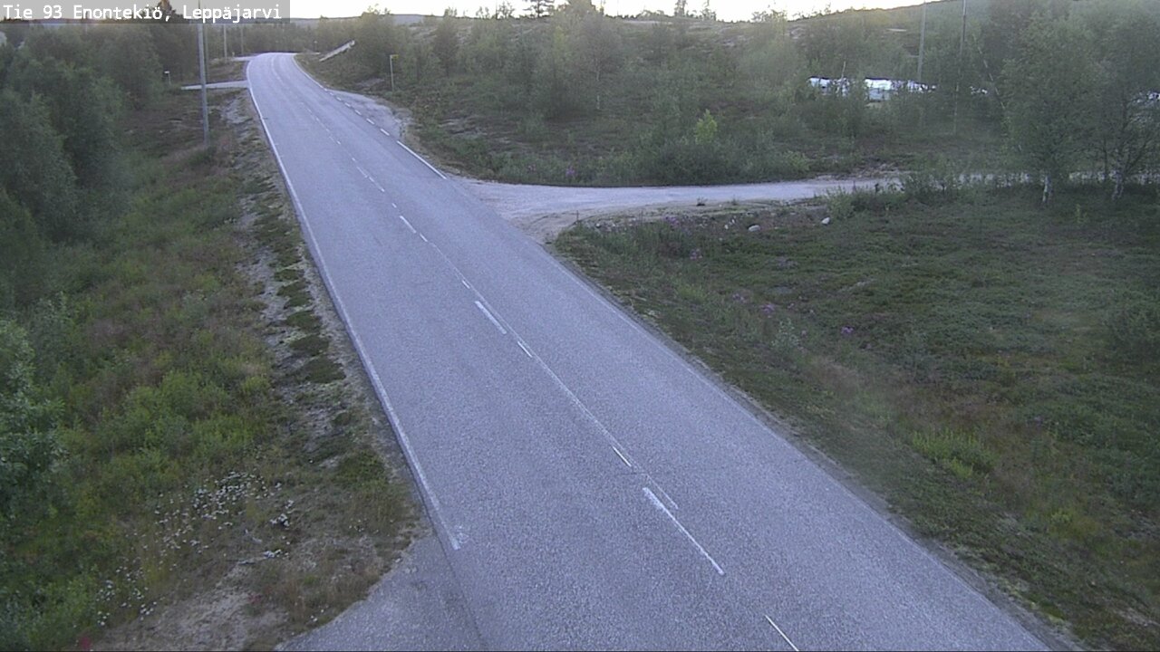 Weather Camera Image Road 93 Enontekiö, Leppäjärvi, Enontekiö, Lappi