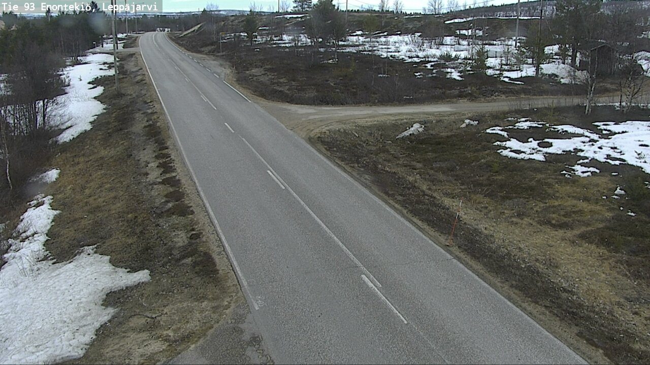 Weather Camera Image Road 93 Enontekiö, Leppäjärvi, Enontekiö, Lappi