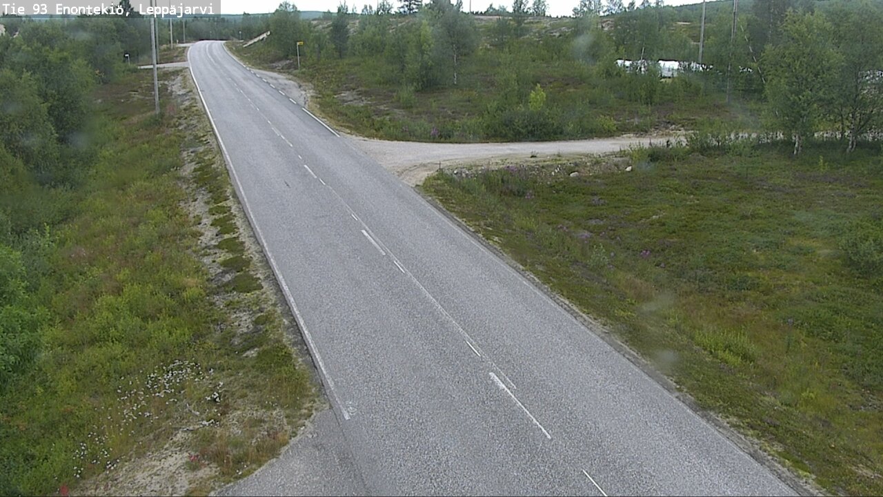 Weather Camera Image Road 93 Enontekiö, Leppäjärvi, Enontekiö, Lappi