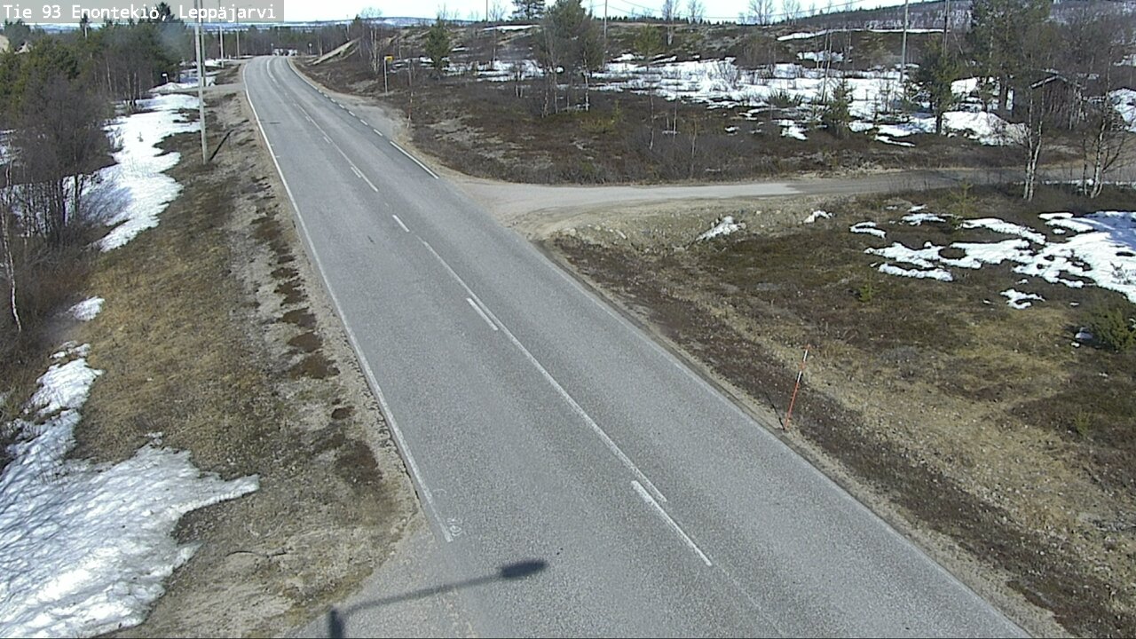 Weather Camera Image Road 93 Enontekiö, Leppäjärvi, Enontekiö, Lappi