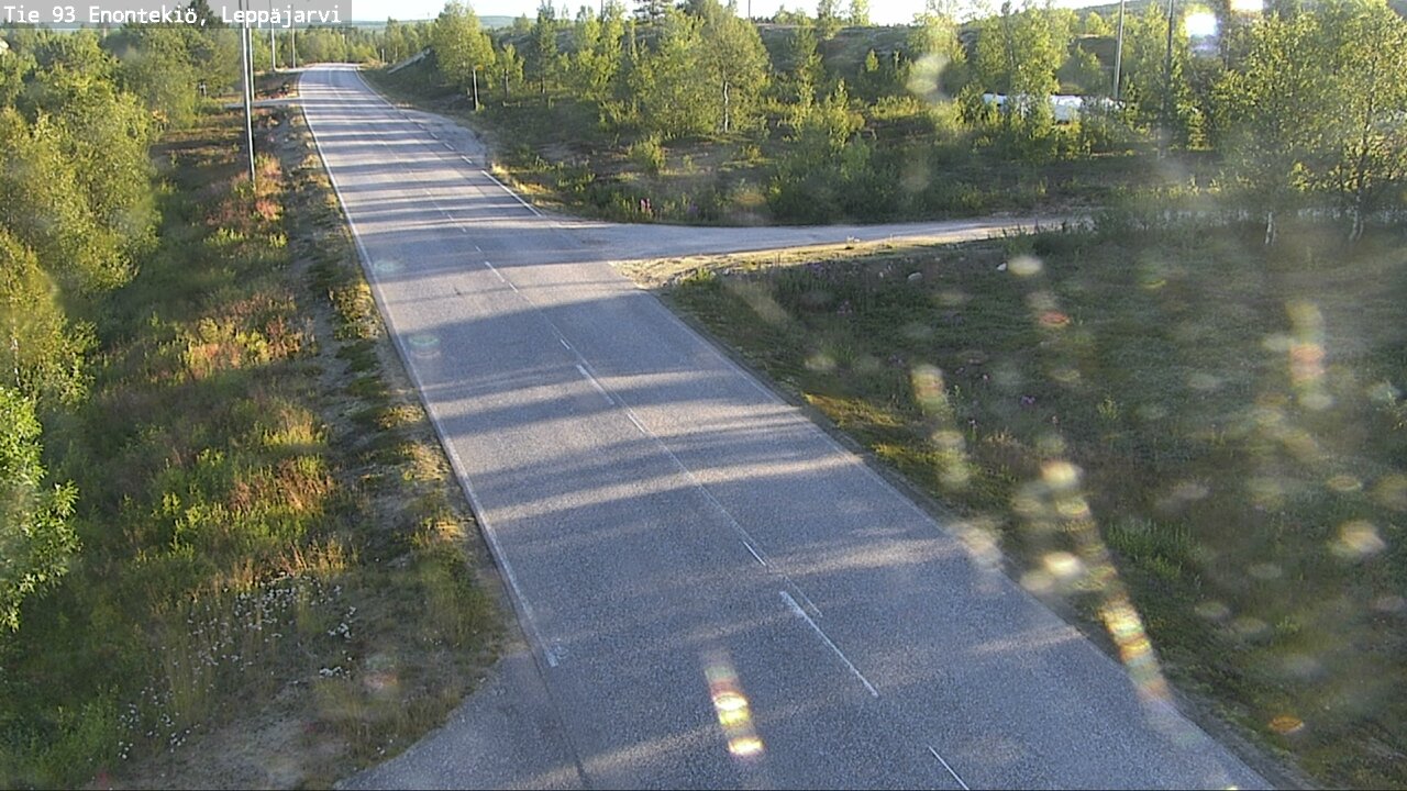 Weather Camera Image Road 93 Enontekiö, Leppäjärvi, Enontekiö, Lappi