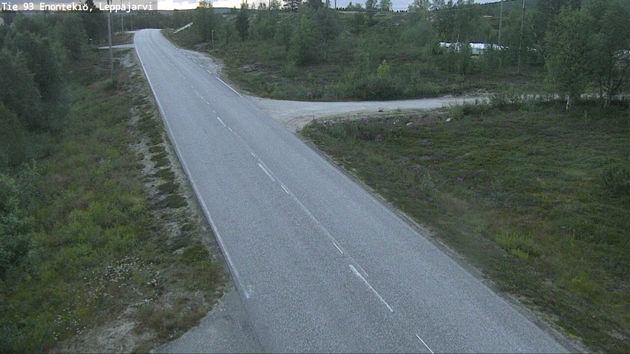 Weather Camera Image Road 93 Enontekiö, Leppäjärvi, Enontekiö, Lappi