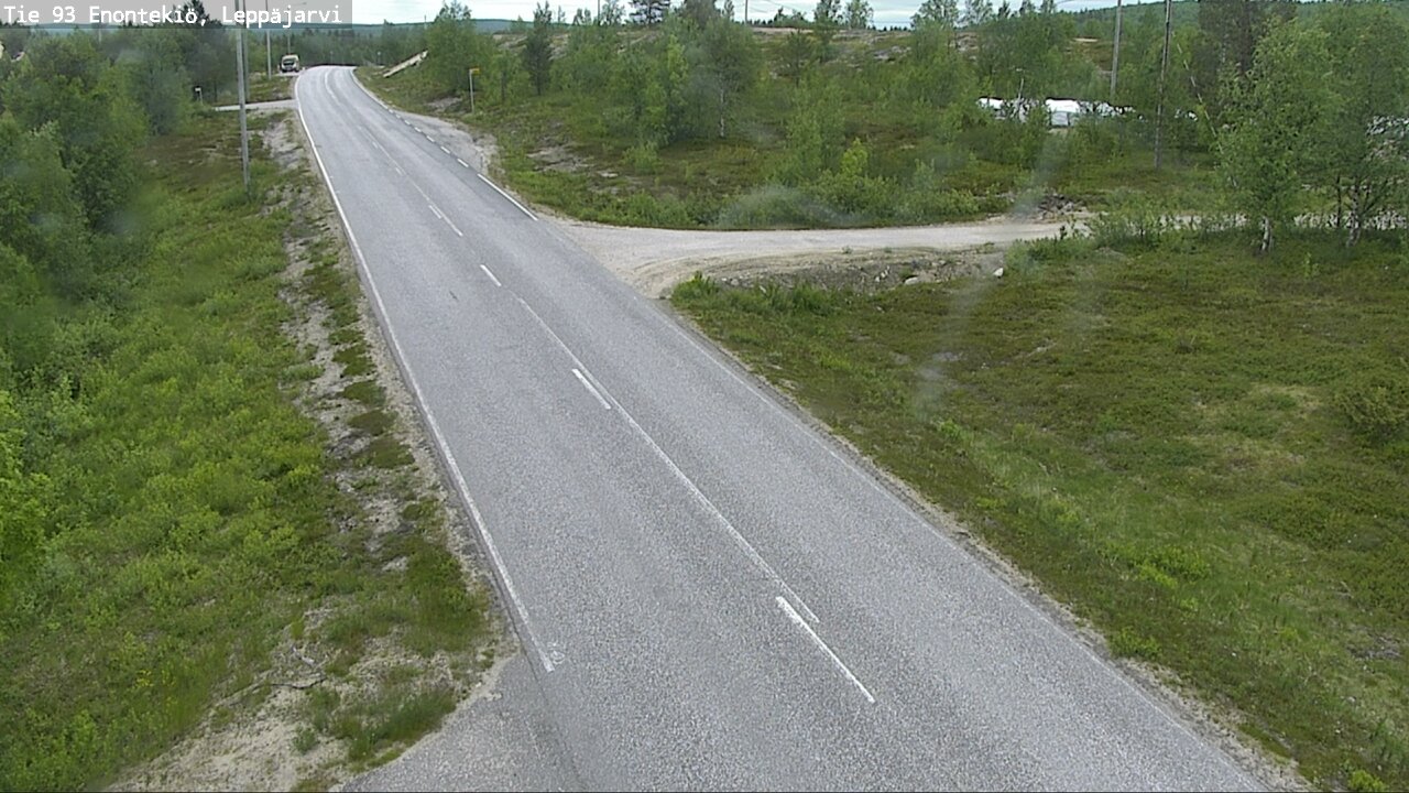 Weather Camera Image Road 93 Enontekiö, Leppäjärvi, Enontekiö, Lappi