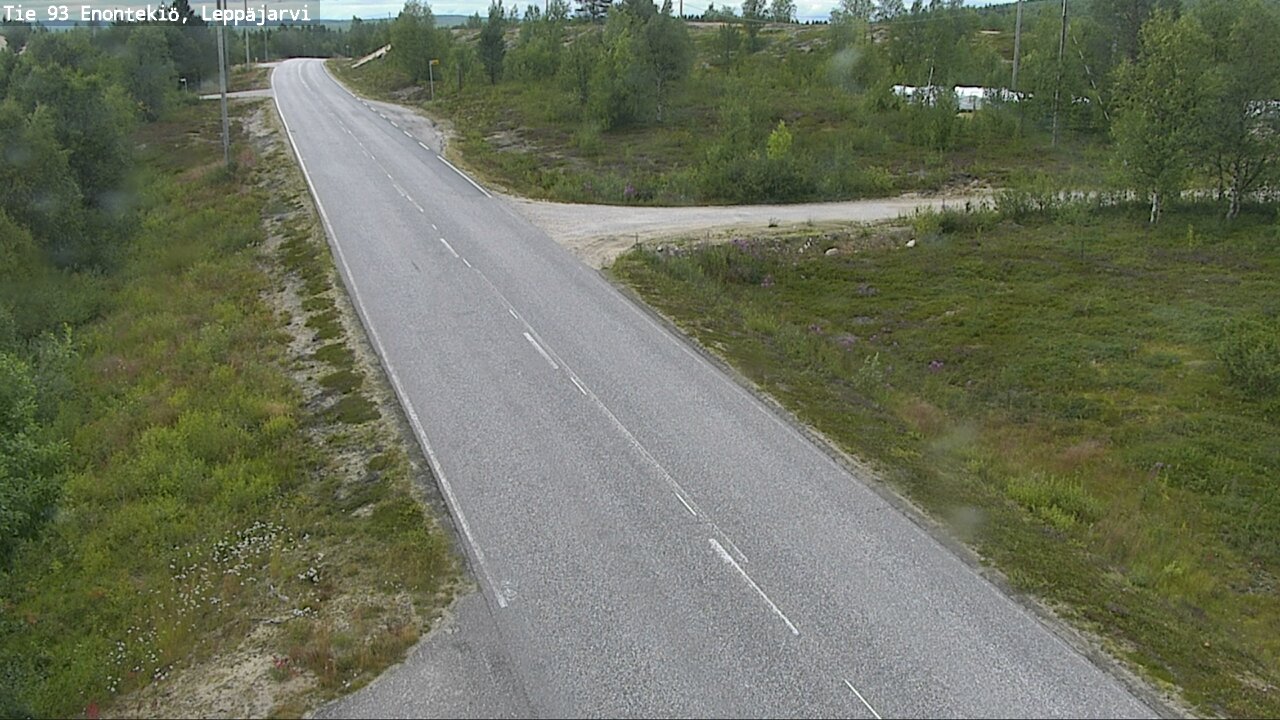 Weather Camera Image Road 93 Enontekiö, Leppäjärvi, Enontekiö, Lappi