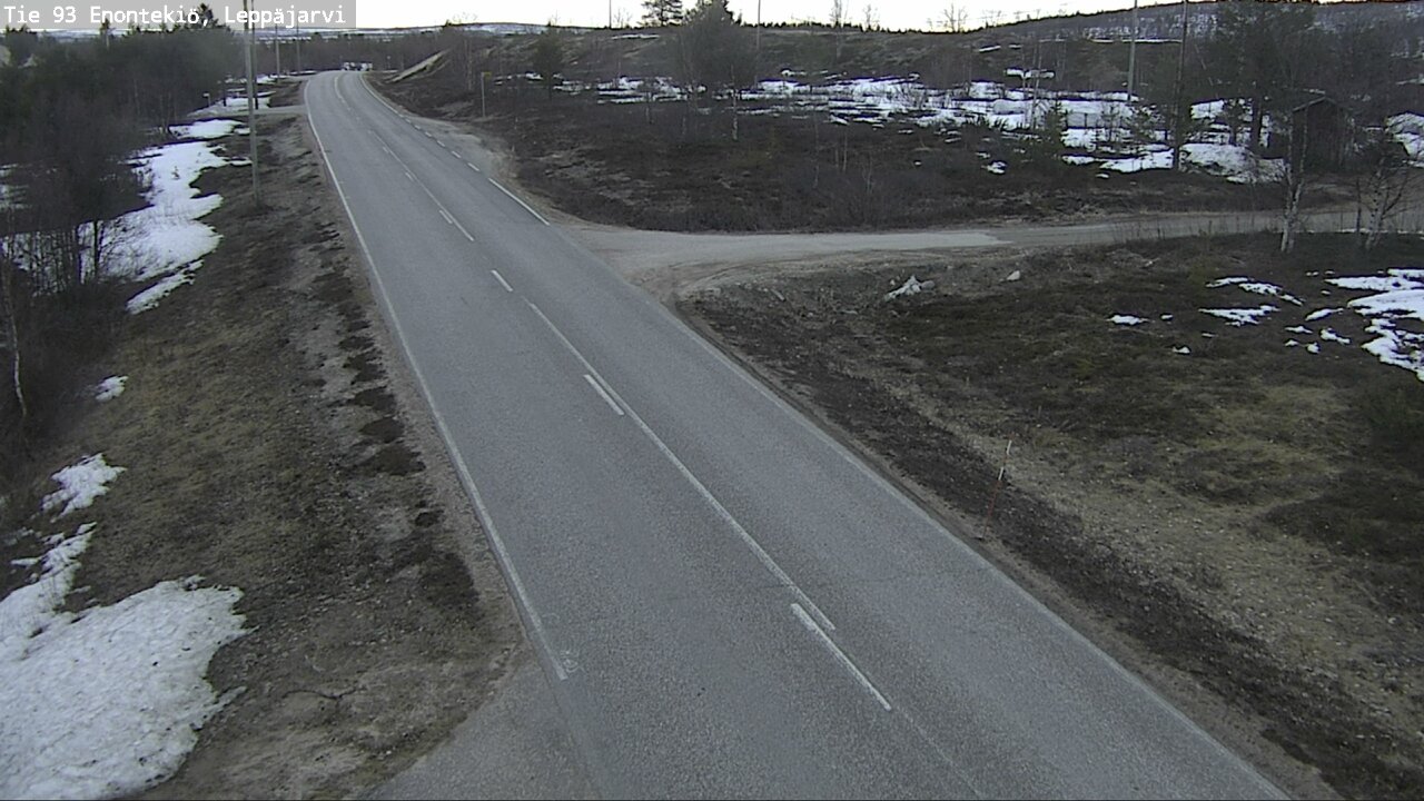 Weather Camera Image Road 93 Enontekiö, Leppäjärvi, Enontekiö, Lappi