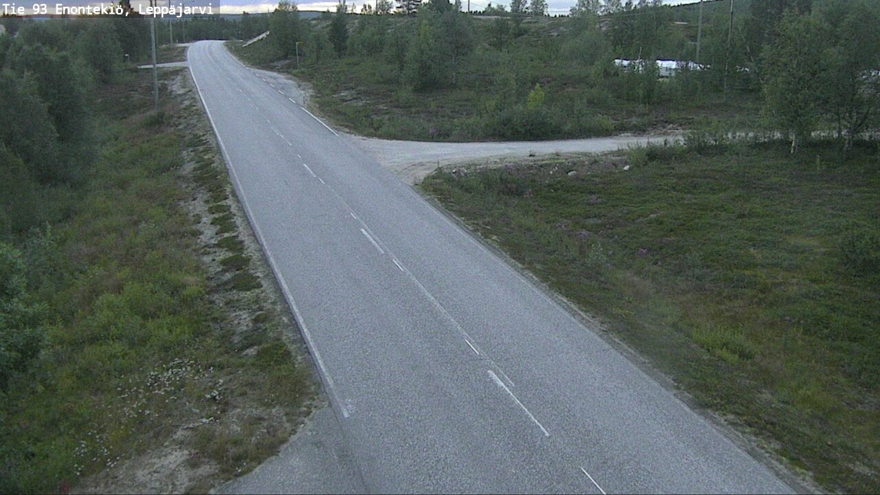 Weather Camera Image Road 93 Enontekiö, Leppäjärvi, Enontekiö, Lappi