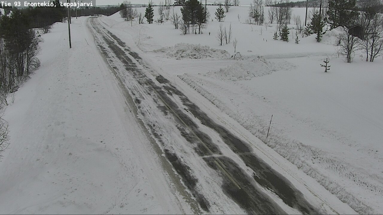 Weather Camera Image Road 93 Enontekiö, Leppäjärvi, Enontekiö, Lappi