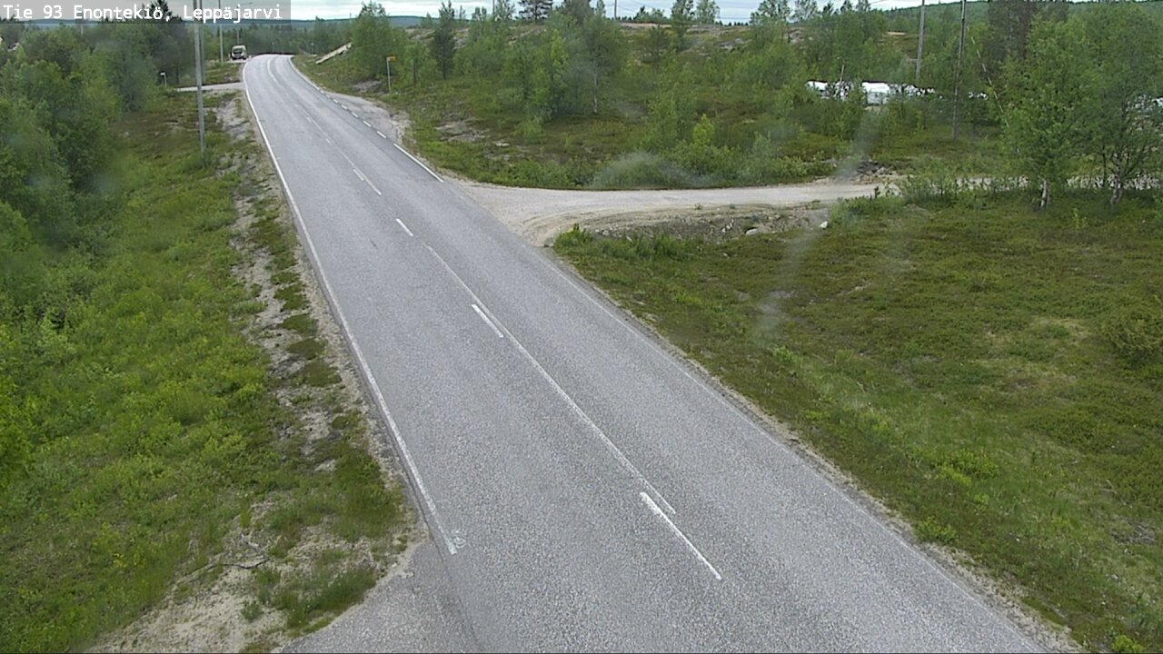 Weather Camera Image Road 93 Enontekiö, Leppäjärvi, Enontekiö, Lappi
