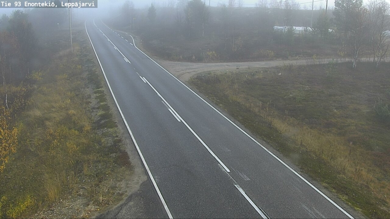 Weather Camera Image Road 93 Enontekiö, Leppäjärvi, Enontekiö, Lappi