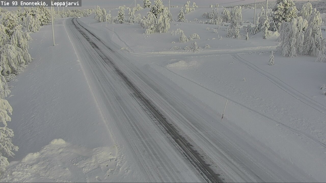 Weather Camera Image Road 93 Enontekiö, Leppäjärvi, Enontekiö, Lappi