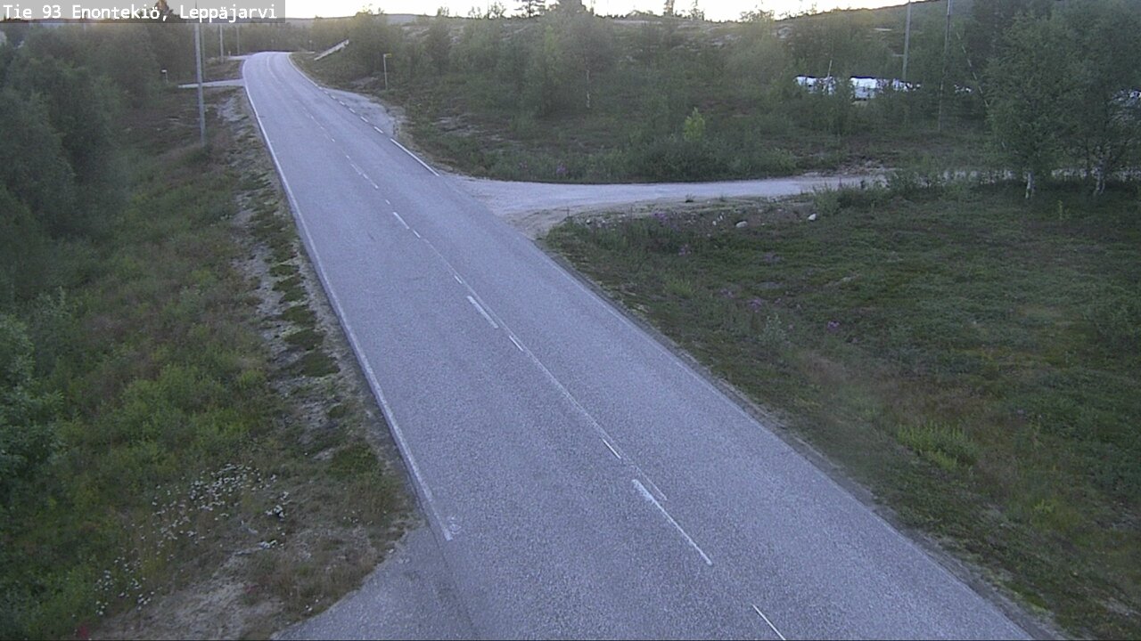 Weather Camera Image Road 93 Enontekiö, Leppäjärvi, Enontekiö, Lappi