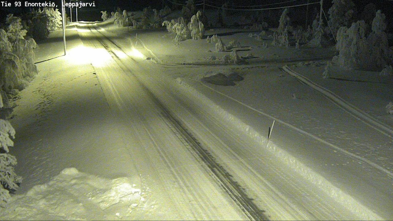 Kelikamerat Kuva Tie 93 Enontekiö, Leppäjärvi, Enontekiö, Lappi