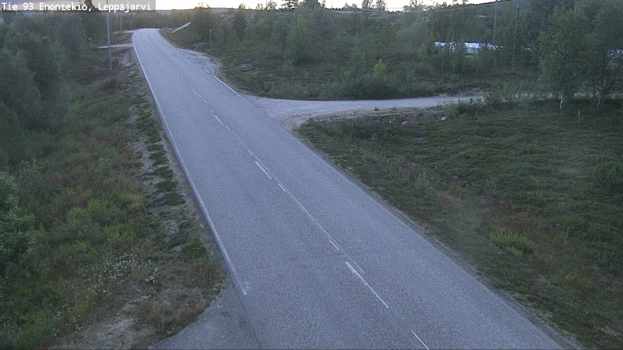Weather Camera Image Road 93 Enontekiö, Leppäjärvi, Enontekiö, Lappi
