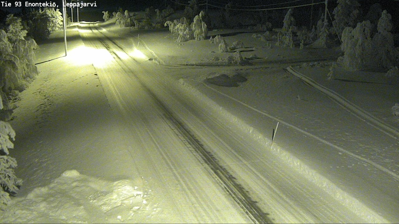 Kelikamerat Kuva Tie 93 Enontekiö, Leppäjärvi, Enontekiö, Lappi