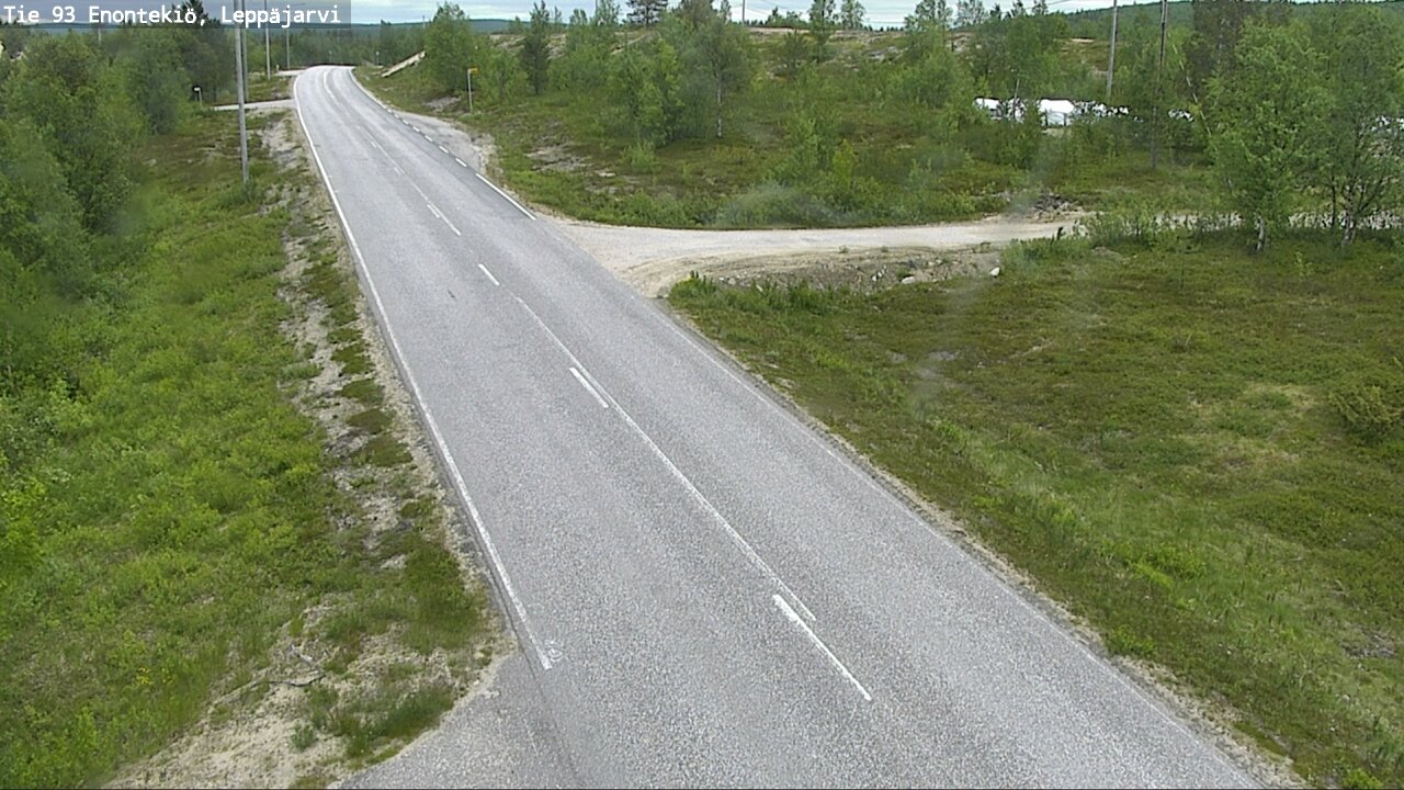 Weather Camera Image Väg 93 Enontekis, Leppäjärvi, Enontekiö, Lappi