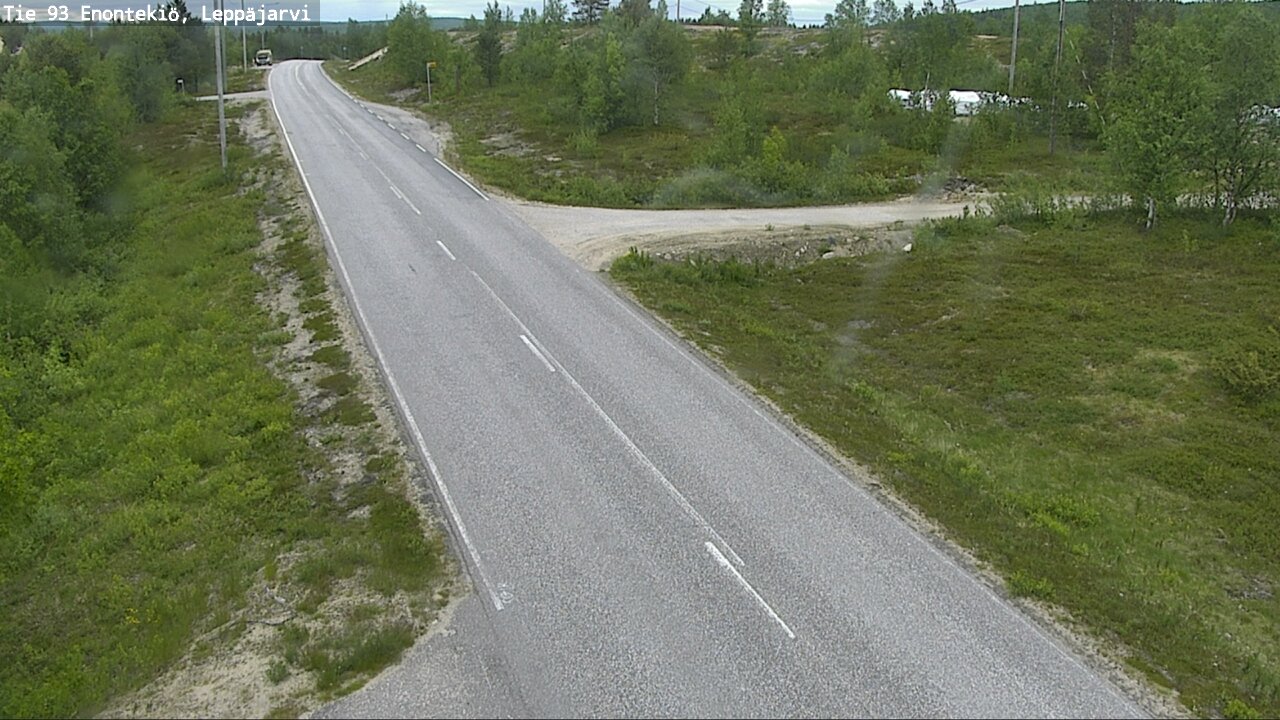 Weather Camera Image Road 93 Enontekiö, Leppäjärvi, Enontekiö, Lappi