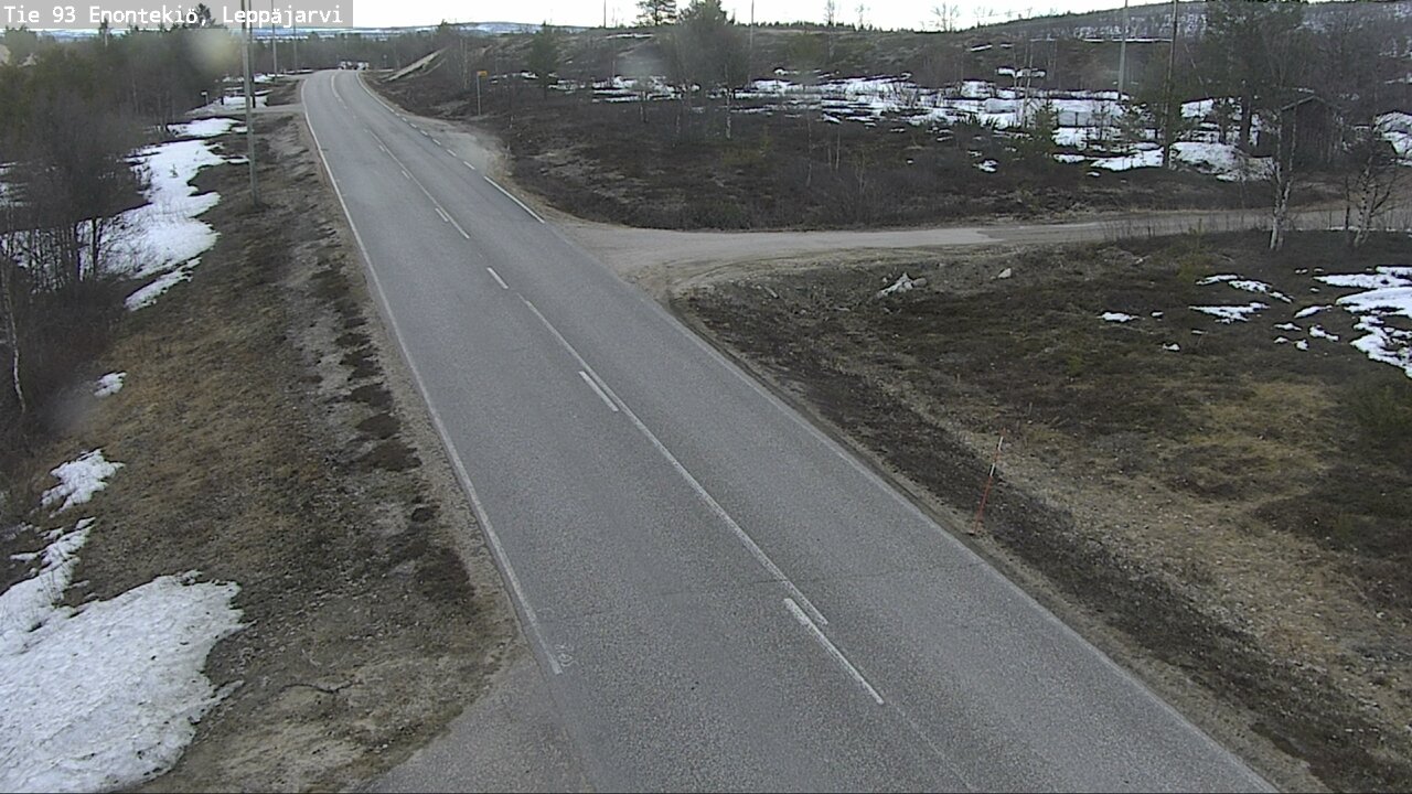 Weather Camera Image Road 93 Enontekiö, Leppäjärvi, Enontekiö, Lappi