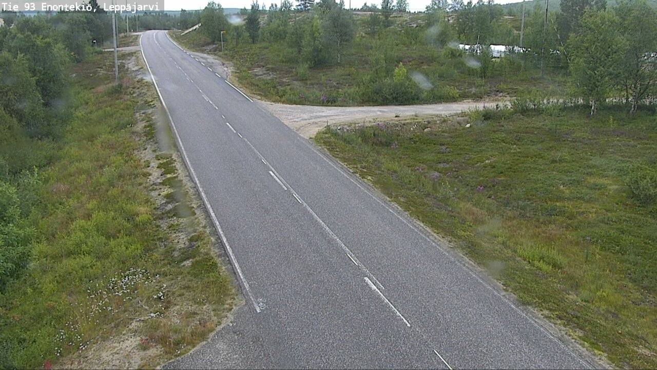 Weather Camera Image Road 93 Enontekiö, Leppäjärvi, Enontekiö, Lappi