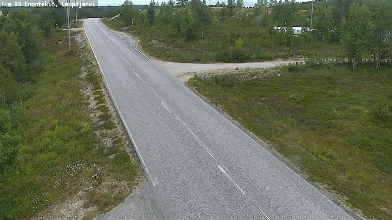 Weather Camera Image Road 93 Enontekiö, Leppäjärvi, Enontekiö, Lappi