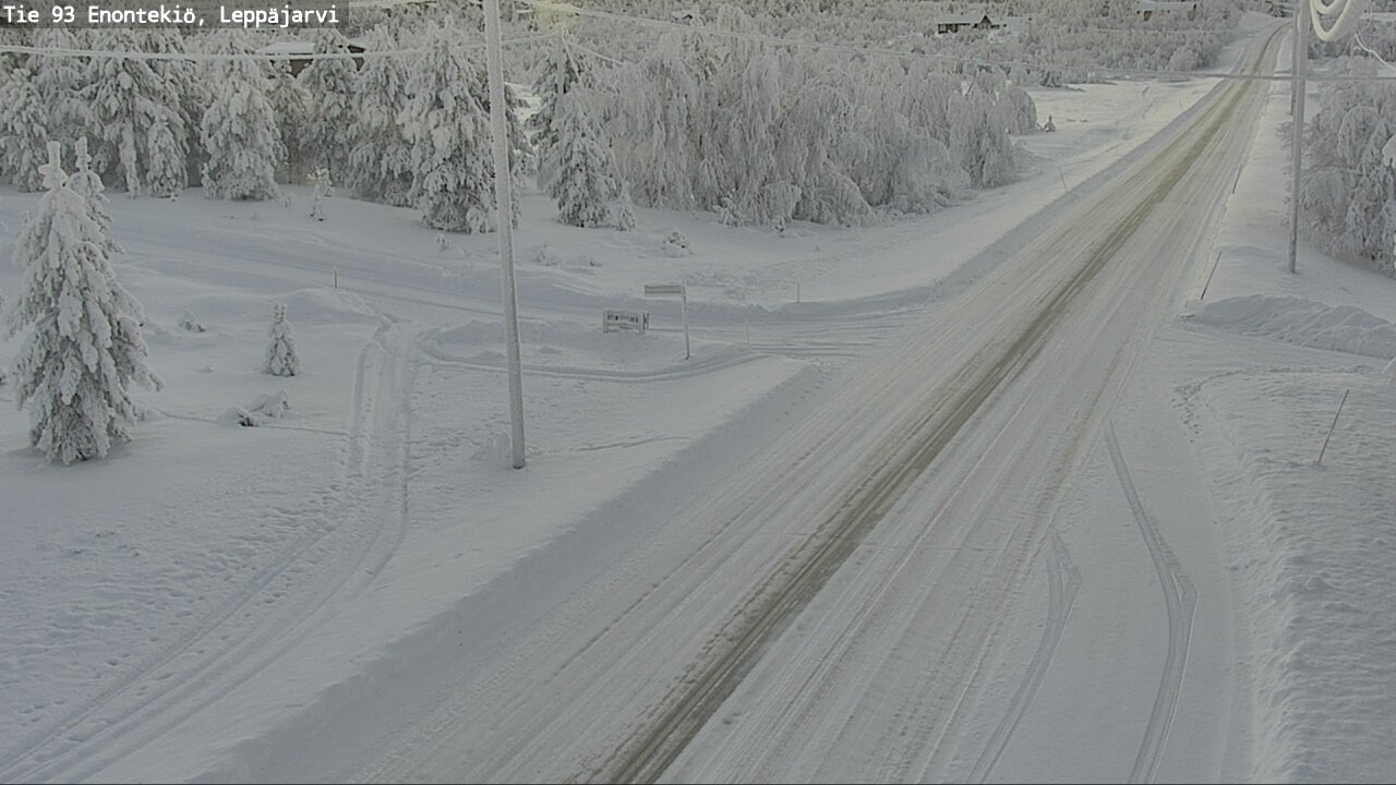 Kelikamerat Kuva Tie 93 Enontekiö, Leppäjärvi, Enontekiö, Lappi