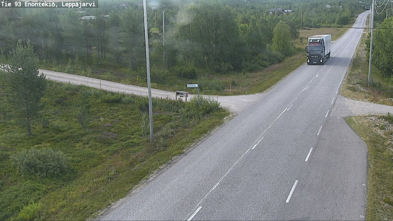 Weather Camera Image Road 93 Enontekiö, Leppäjärvi, Enontekiö, Lappi