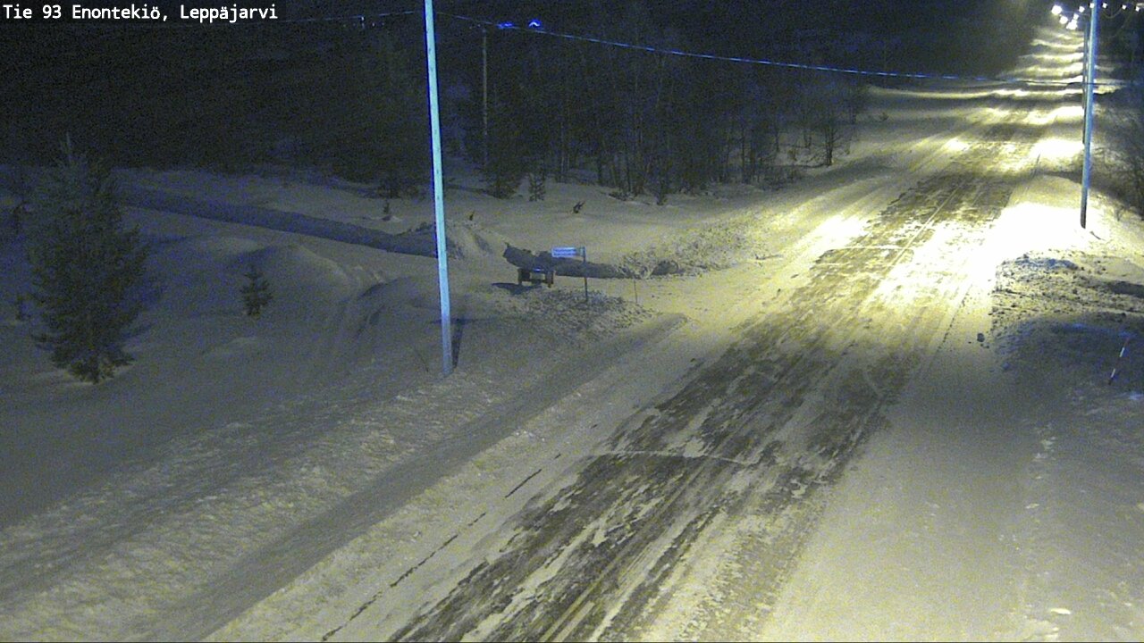 Kelikamerat Kuva Tie 93 Enontekiö, Leppäjärvi, Enontekiö, Lappi