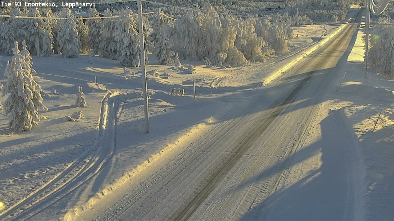 Kelikamerat Kuva Tie 93 Enontekiö, Leppäjärvi, Enontekiö, Lappi