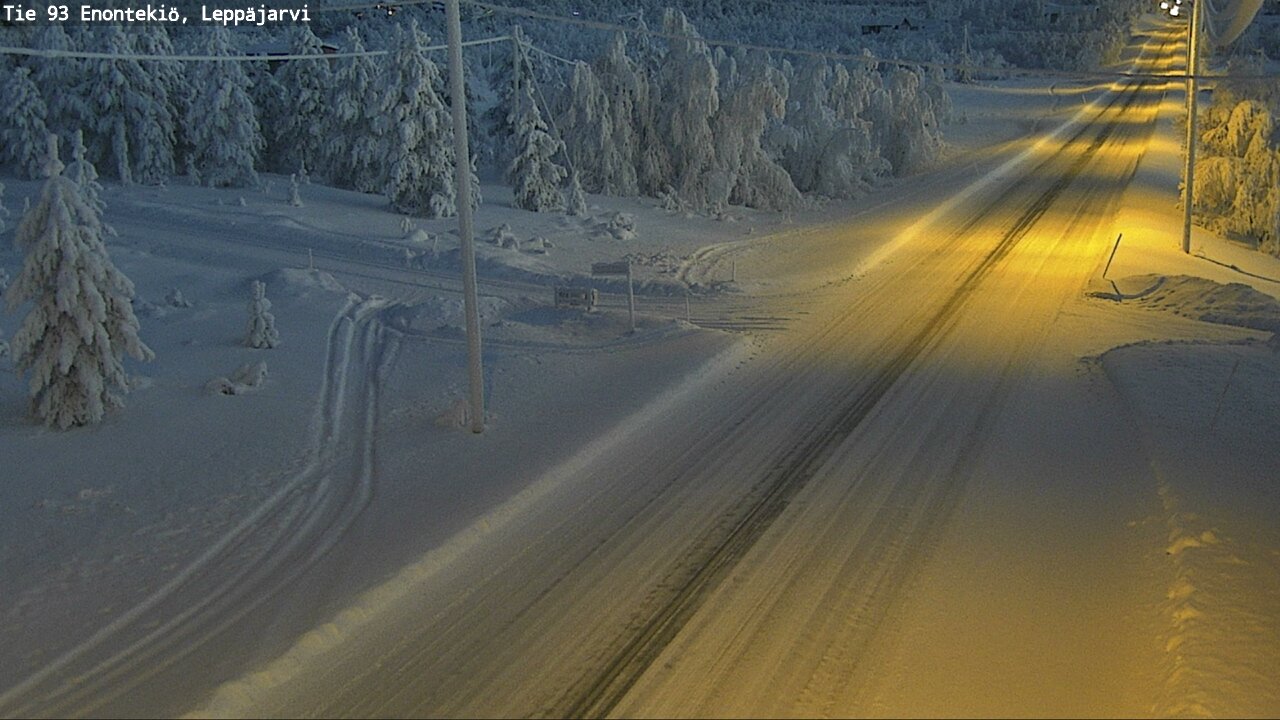 Kelikamerat Kuva Tie 93 Enontekiö, Leppäjärvi, Enontekiö, Lappi
