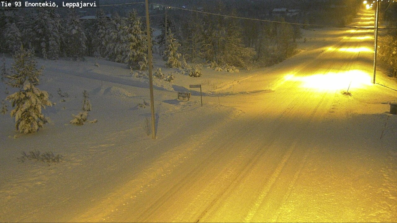 Kelikamerat Kuva Tie 93 Enontekiö, Leppäjärvi, Enontekiö, Lappi