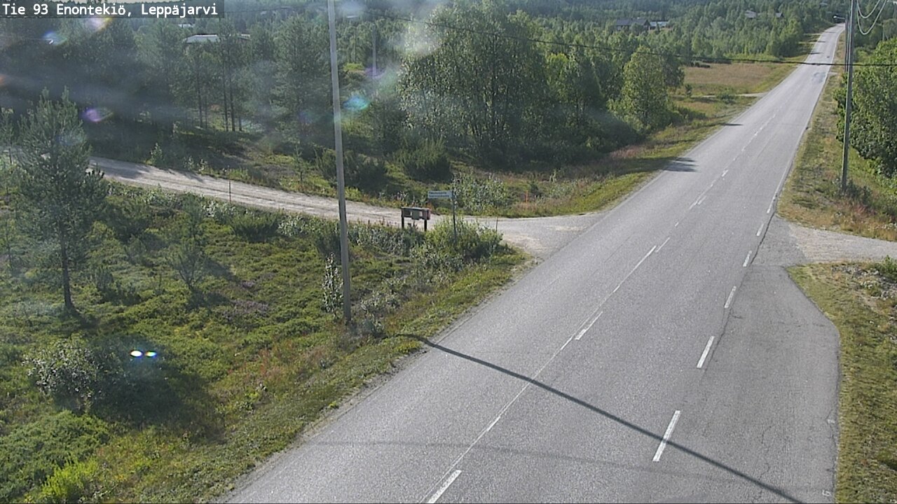 Weather Camera Image Road 93 Enontekiö, Leppäjärvi, Enontekiö, Lappi