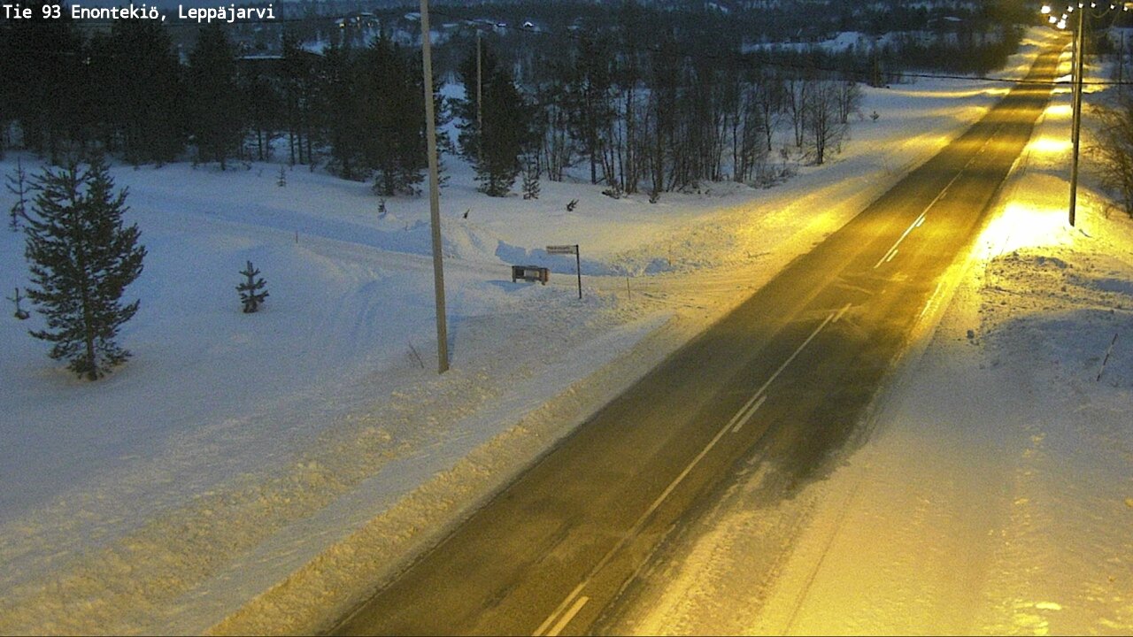 Kelikamerat Kuva Tie 93 Enontekiö, Leppäjärvi, Enontekiö, Lappi