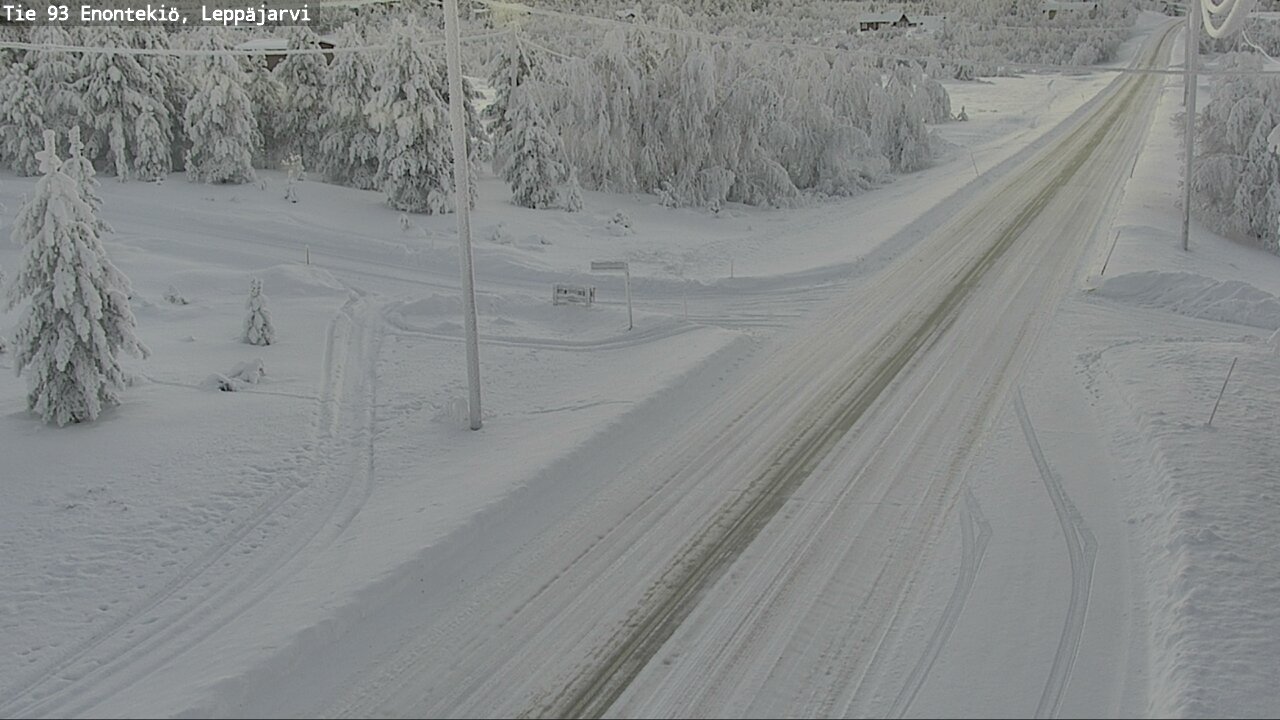 Kelikamerat Kuva Tie 93 Enontekiö, Leppäjärvi, Enontekiö, Lappi