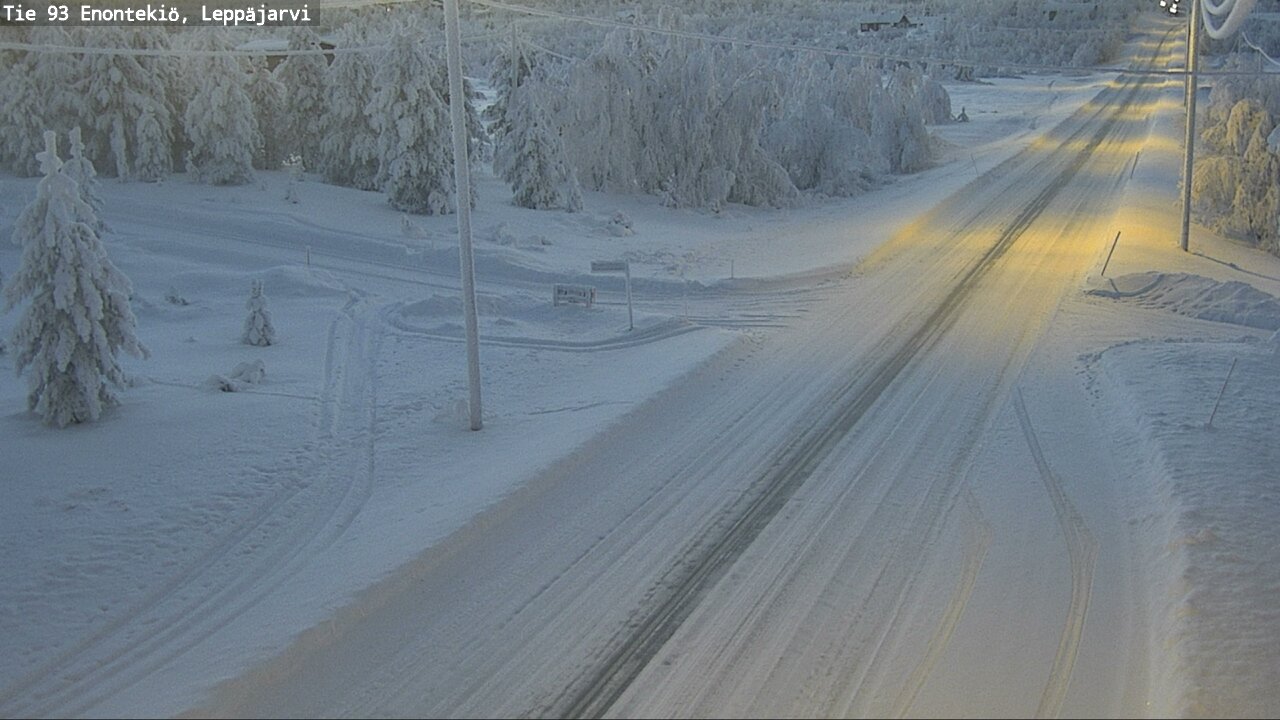 Kelikamerat Kuva Tie 93 Enontekiö, Leppäjärvi, Enontekiö, Lappi