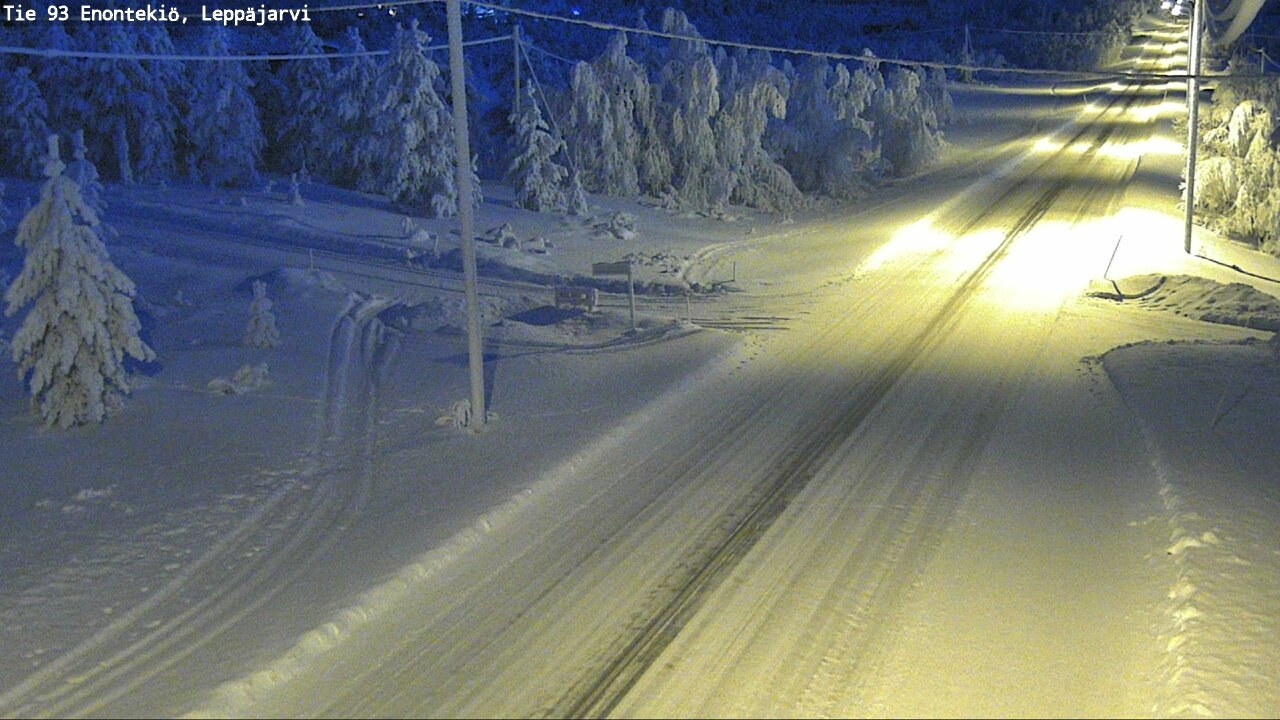 Kelikamerat Kuva Tie 93 Enontekiö, Leppäjärvi, Enontekiö, Lappi