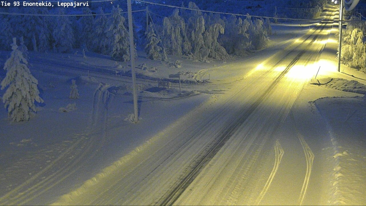 Kelikamerat Kuva Tie 93 Enontekiö, Leppäjärvi, Enontekiö, Lappi